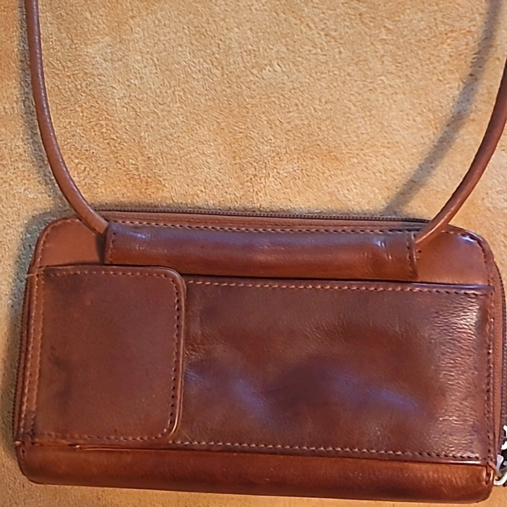 Fossil small leather handbag
